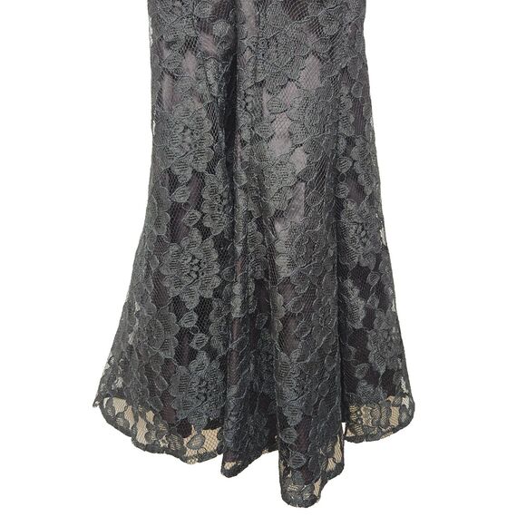 Vintage Rampage Black Lace Dress sz Small Juniors 3 A-line Fairygoth 90s Grunge - Picture 5 of 10